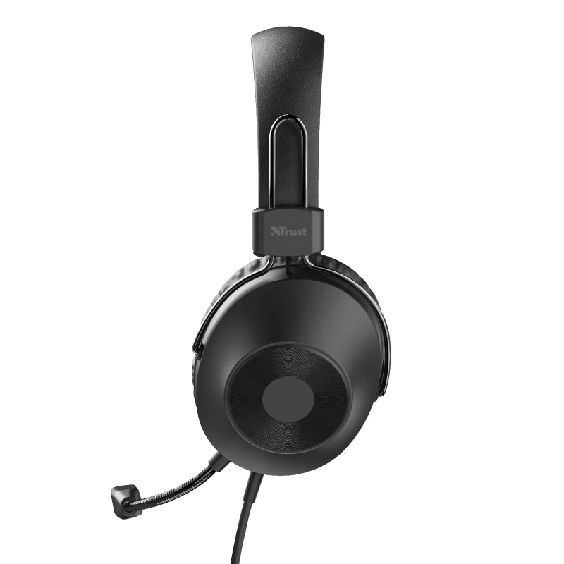 Casti Head-band Trust Ozo, Wired, Negru — miniatură