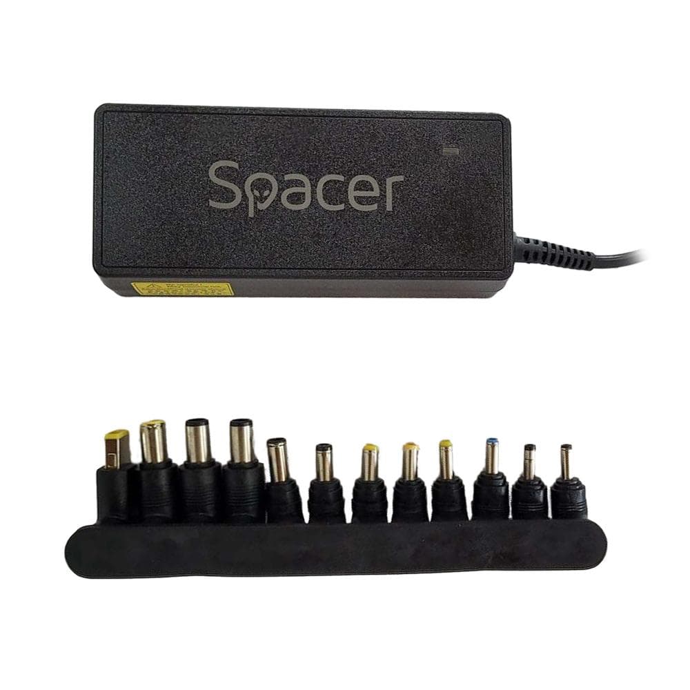 Incarcator Laptop SPACER SPNA-UNIV-12, 90W, Negru