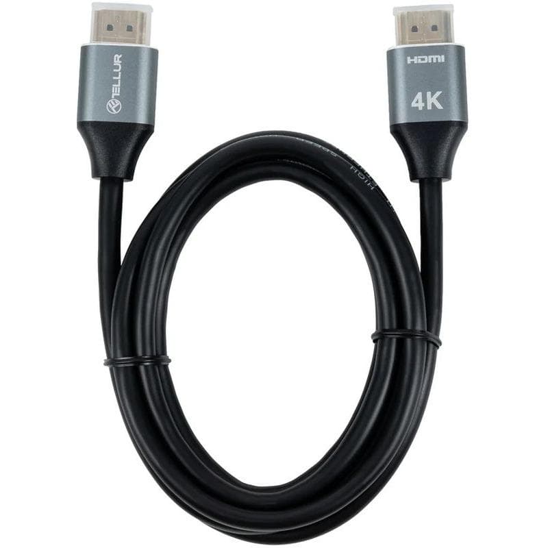 Cablu Tellur High Speed HDMI 2.0 4k, viteza 18Gbps, plug-plug, tata- tata, lungime cablu 5m, negru — miniatură