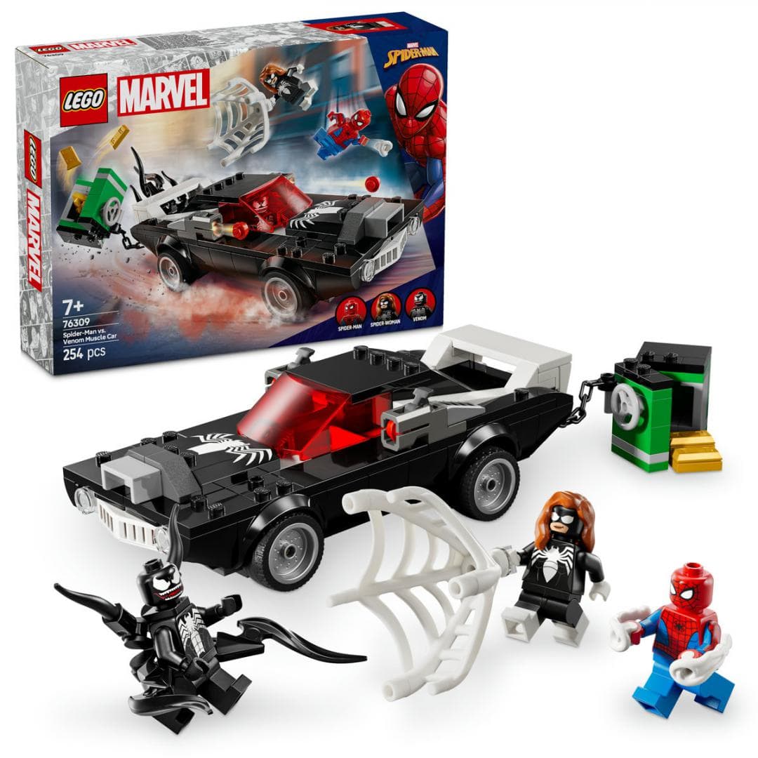OMUL PAIANJEN VS.MASINA FASTOASA A LUI VENOM, LEGO 76309