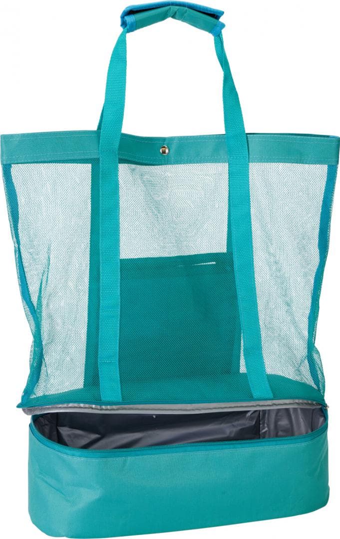 GEANTA DE PLAJA TERMOIZOLANTA, 45X14X50CM, VERDE — miniatură