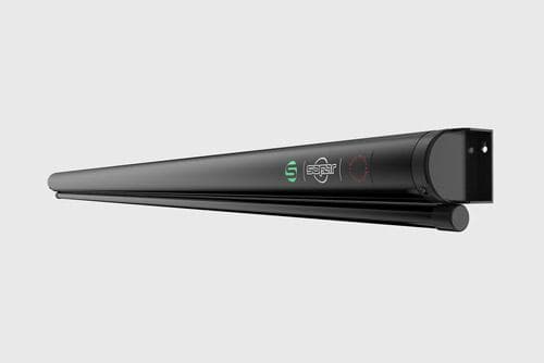 Ecran de proiectie Sopar New Slim, manual, perete, 155cm x 155cm, format 1:1, alb — miniatură