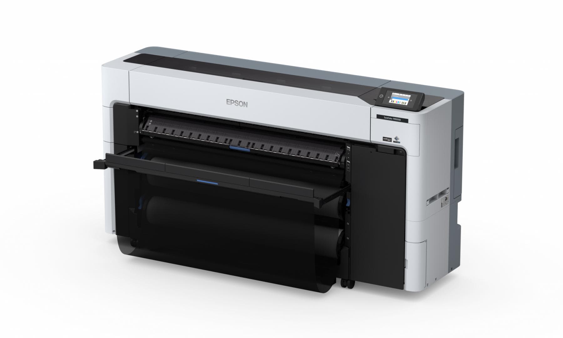 EPSON SC-P8500D A0 LARGE FORMAT PRINTER, 44", Ultrachrome® Pro6, Photo Black, Matte Black, Cyan, Yellow, Magenta, Grey, 1600 duze per culoare, Rezolutie: 1.200 x 2.400 DPI, Formate suportate: 17", 24", 36", 44", A5 (14.8x21.0 cm), A4 (21.0x29.7 cm), A3 (29.7x42.0 cm), A2 (42.0x59.4cm), A1, A0, B0 — miniatură