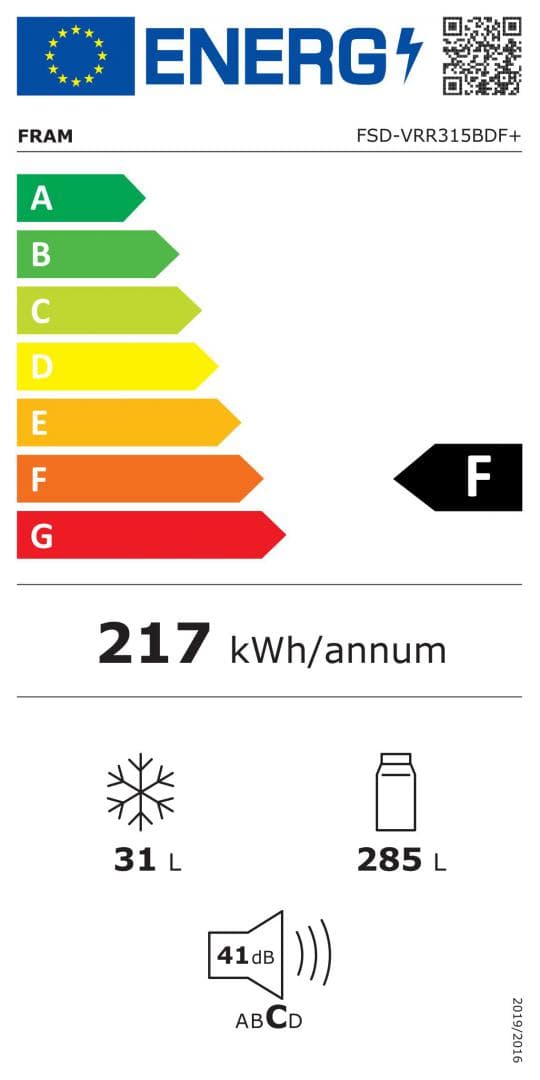 FRIGIDER CU O USA FRAM FSD-VRR315BDF+ — miniatură