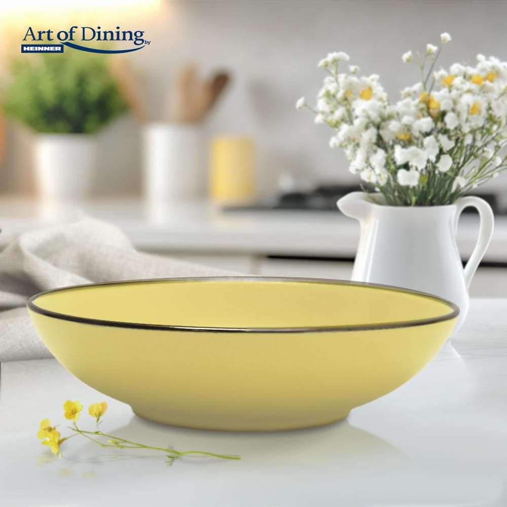 SET 6 FARFURII ADANCI CERAMICA 20 CM, MEDEEA, ART OF DINING — miniatură