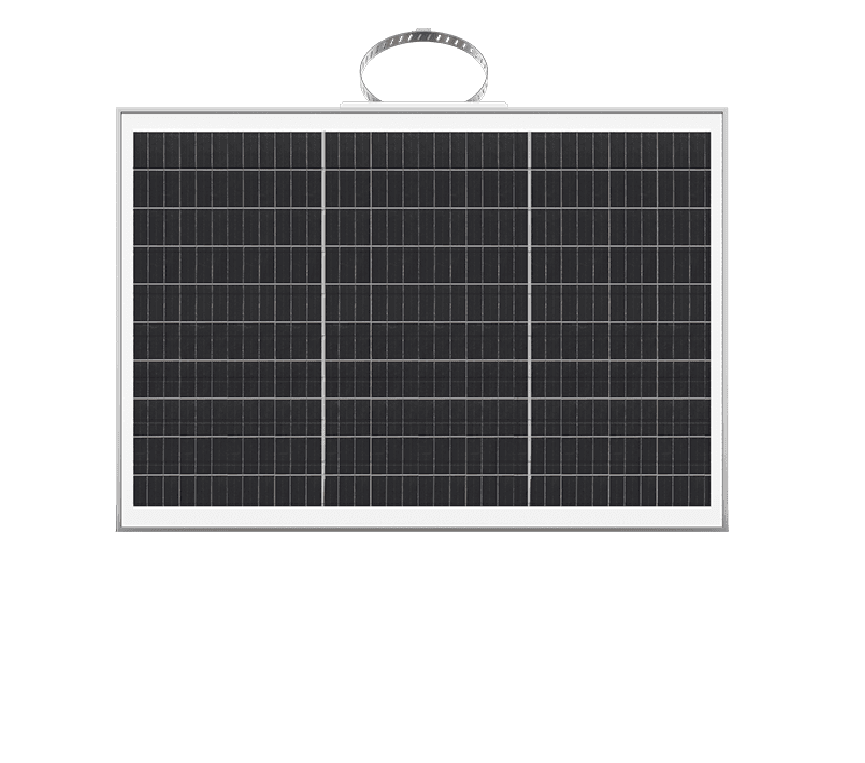 Panou solar Milesight S45; Putere: 45W; Celule:Monocrystalline 182X36.4mm (3X9buc); IP67; Dimensiuni:580x385x69mm; Greutate: 4.2Kg
