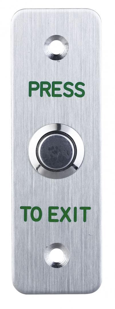 Buton de iesire ND-EB24, Iesire contact: NO/NC, material: otel inoxidabil, montare incastrata, dimensiuni: 29x25x92mm