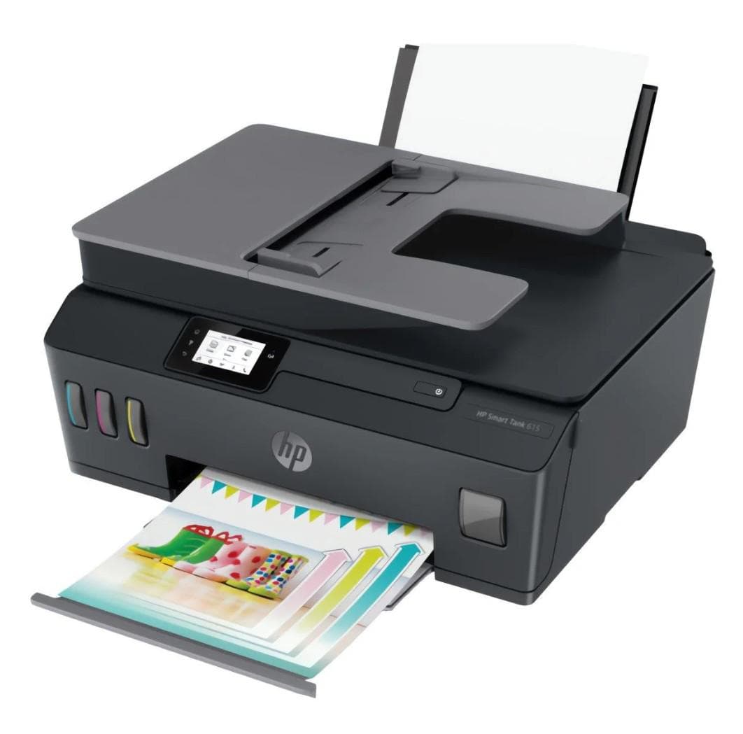 Multifunctional inkjet HP Smart Tank 615, CISS, format A4, Color, Duplex, USB + WIFI — miniatură