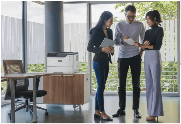 Imprimanta Laser Xerox B410V_DN, Monocrom, format A4, USB + LAN + WAN — miniatură