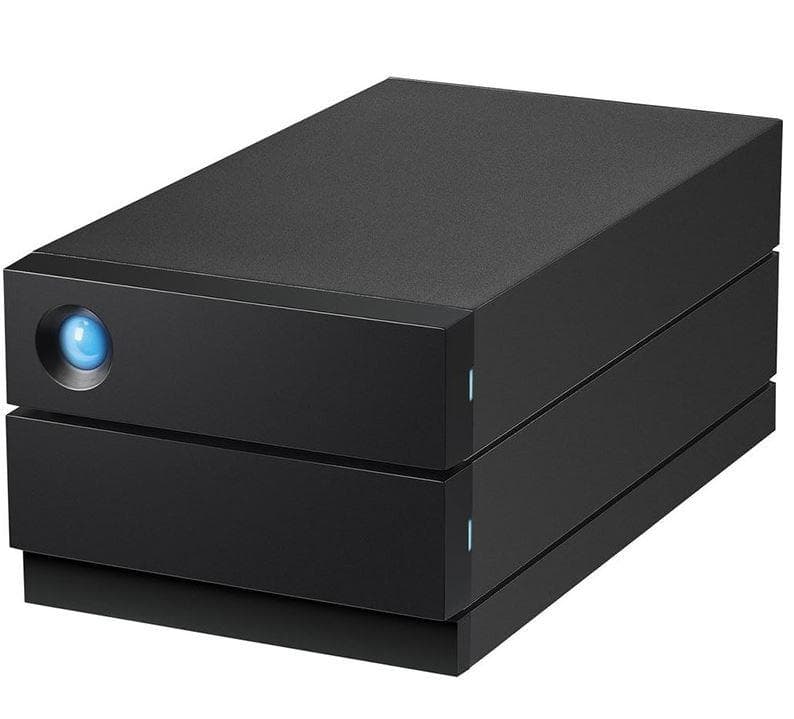 NAS Lacie, 16TB, 2big RAID, USB 3.1, USB 3.0, Transfer speed: up to 440 MB/s, 5 ani serviciul de Rescue Recovery, Negru — miniatură