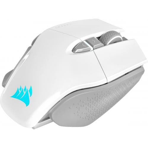 Mouse Gaming Wireless Corsair M65 RGB ULTRA WIRELESS, 26000 dpi, Alb — miniatură
