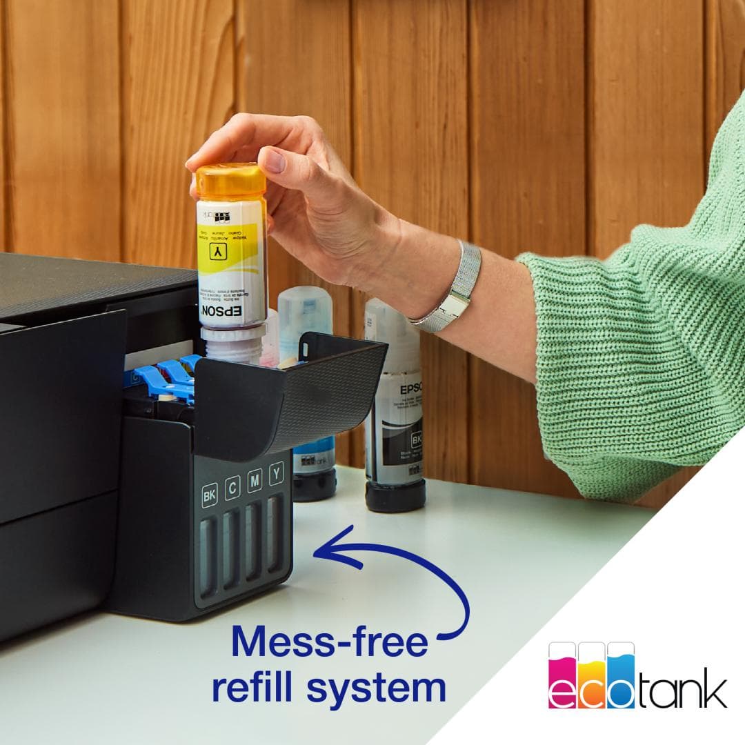 Imprimanta inkjet Epson L1270, CISS, A4 Color, format A4, USB + Wi-Fi — miniatură