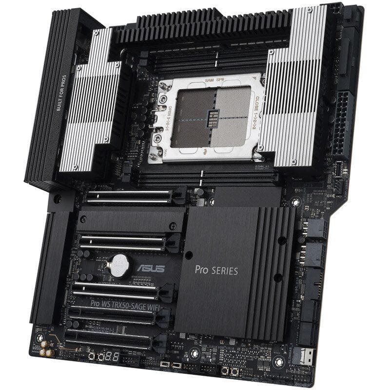 Placa de baza ASUS Pro WS TRX50-SAGE WIFI, Socket sTR5, DDR5, SSI CEB — miniatură