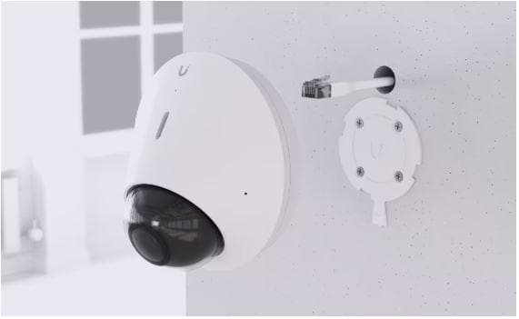 Ubiquiti UniFi IP Dome Camera UVC-G4-Dome, 2K 2688 x 1512 (16:9), 24 FPS, Senzor CMOS 5MP, carcasa aluminiu, weatherproof: IPX4, unghi vizualizare: H: 102.4°, V: 71.4°, D: 134.3°, Infra rosu – 10m, interfata: GbE RJ45 port, alimentare: POE, Software: UniFi Protect, UniFi Protect iOS™ and Android™. — miniatură