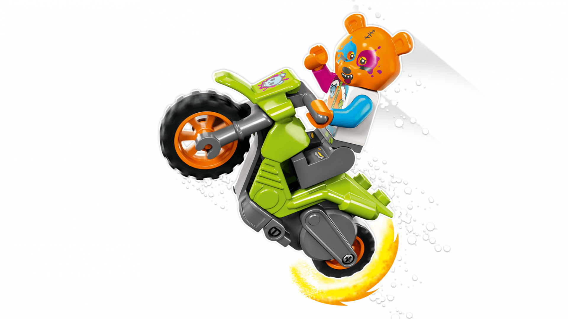 60356 Motocicletă de cascadorie cu urs — miniatură