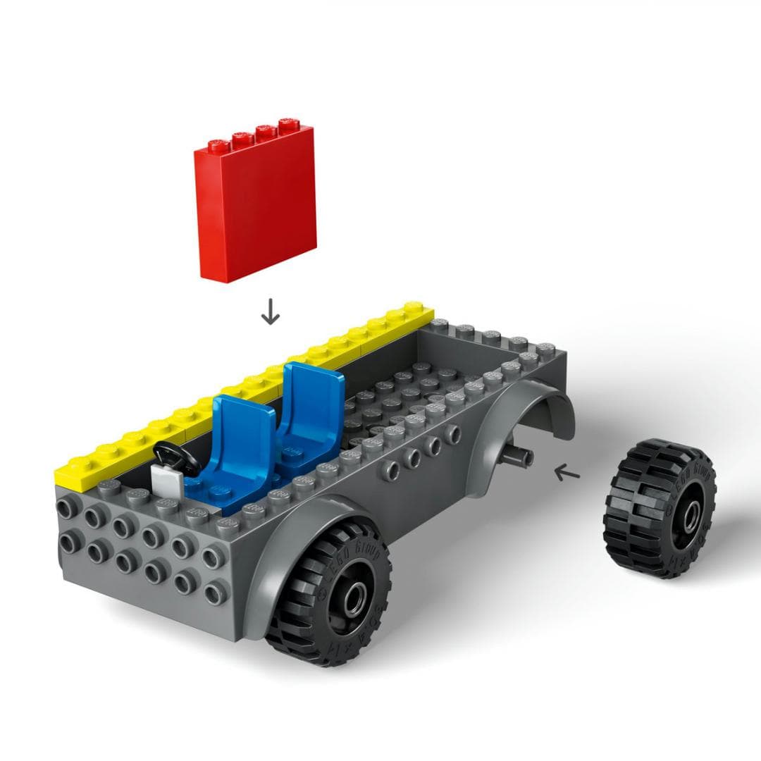 CAMION DE POMPIERI CU SCARA, LEGO 60463 — miniatură