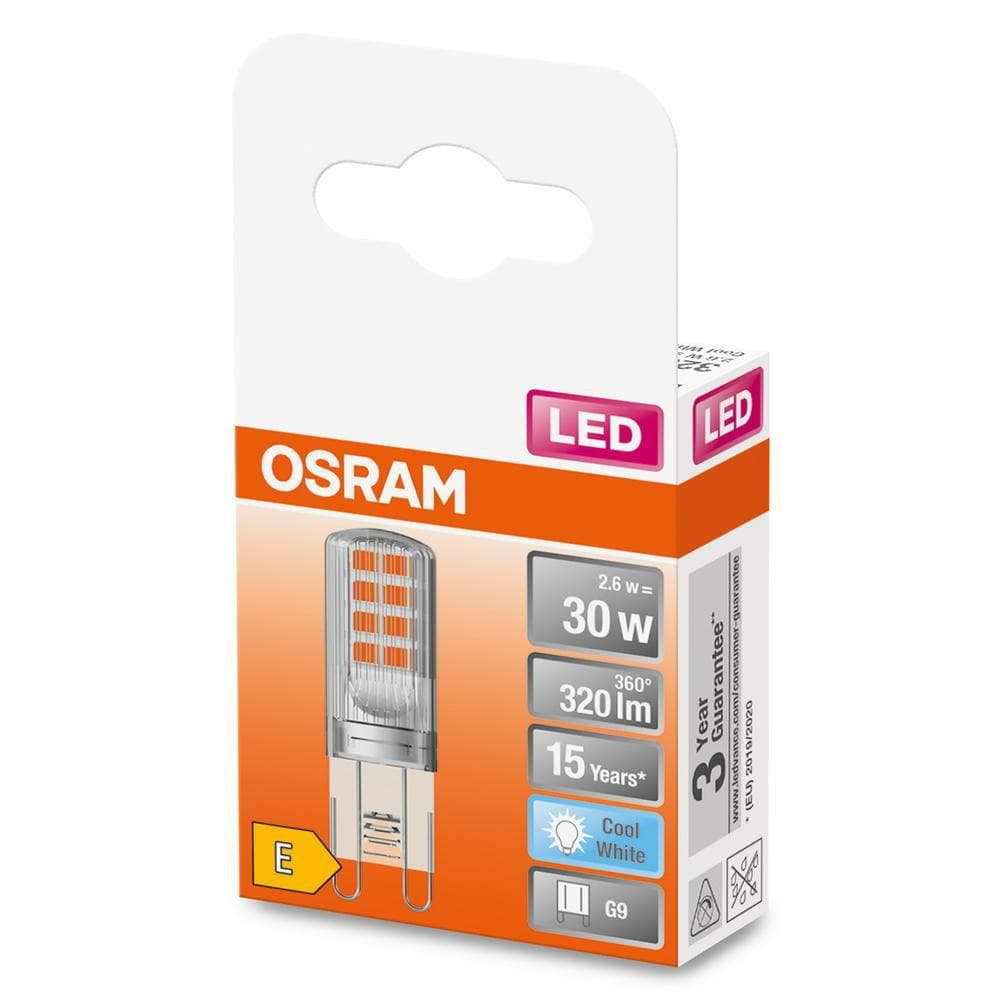 Bec LED Osram PIN, G9, 2.6W (30W), 320 lm, lumina neutra (4000K)