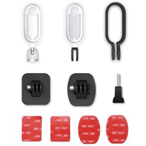 Adaptor montare Insta360 GO2, material: plastic, culoare: alb si negru — miniatură