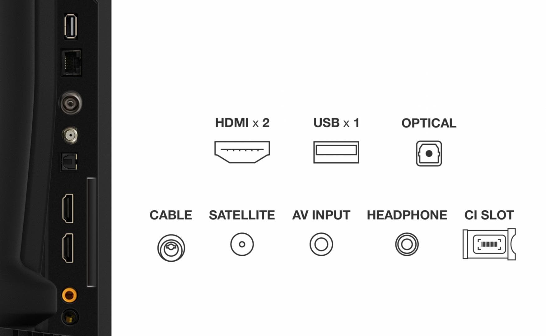 Televizor Smart QLED TCL 50V5C, 126 cm, Full HD, Negru — miniatură