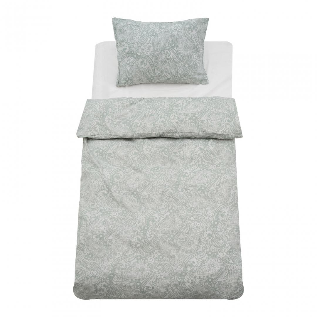 Set de pat single bumbac, 92 gsm,Paisley