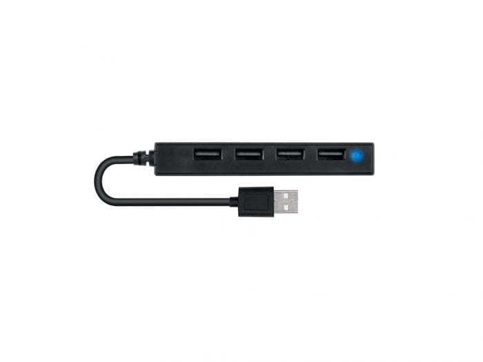 Hub USB CONCEPTRONIC HUBBIES, USB-A, 4 porturi, Negru — miniatură