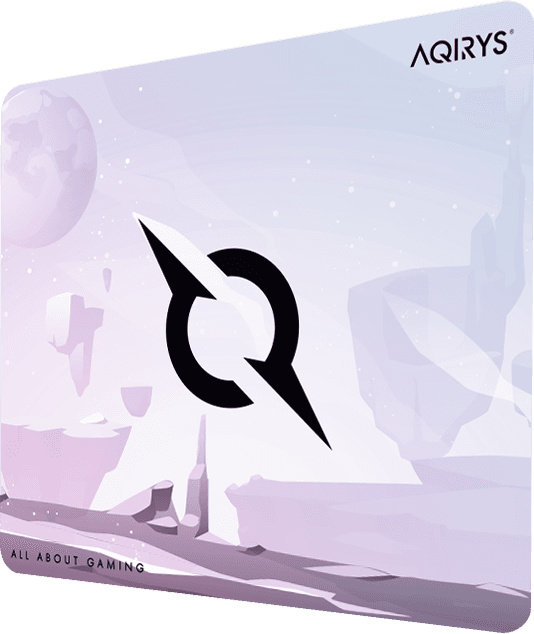 Mousepad Gaming AQIRYS Gravity Medium, 450 x 400 mm, Multicolour — miniatură