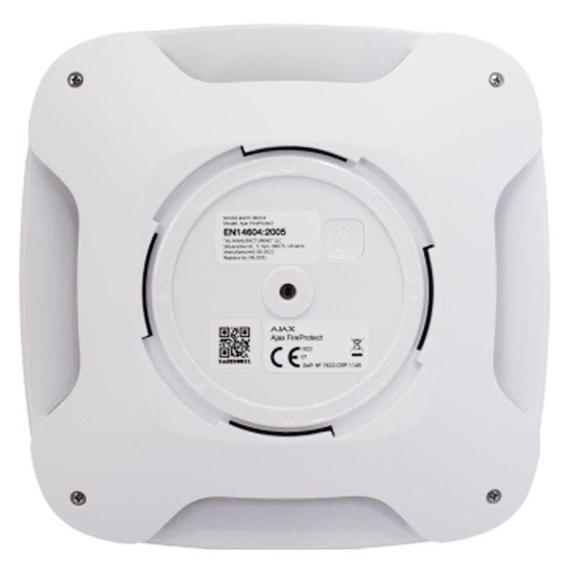 "Detector de fum, temperatura si CO, wireless, alb - AJAX; Protectie eficienta de alarmare impotriva incendiilor si monoxidului de carbon, posibilitate operare stand-alone; Temperatura declansare alarma: +59°С ± 2°С; Prag declansare CO: 3 min. > 300ppm, 10 ÷ 39 min. > 100ppm, 60 ÷ 89 min. > 50ppm — miniatură