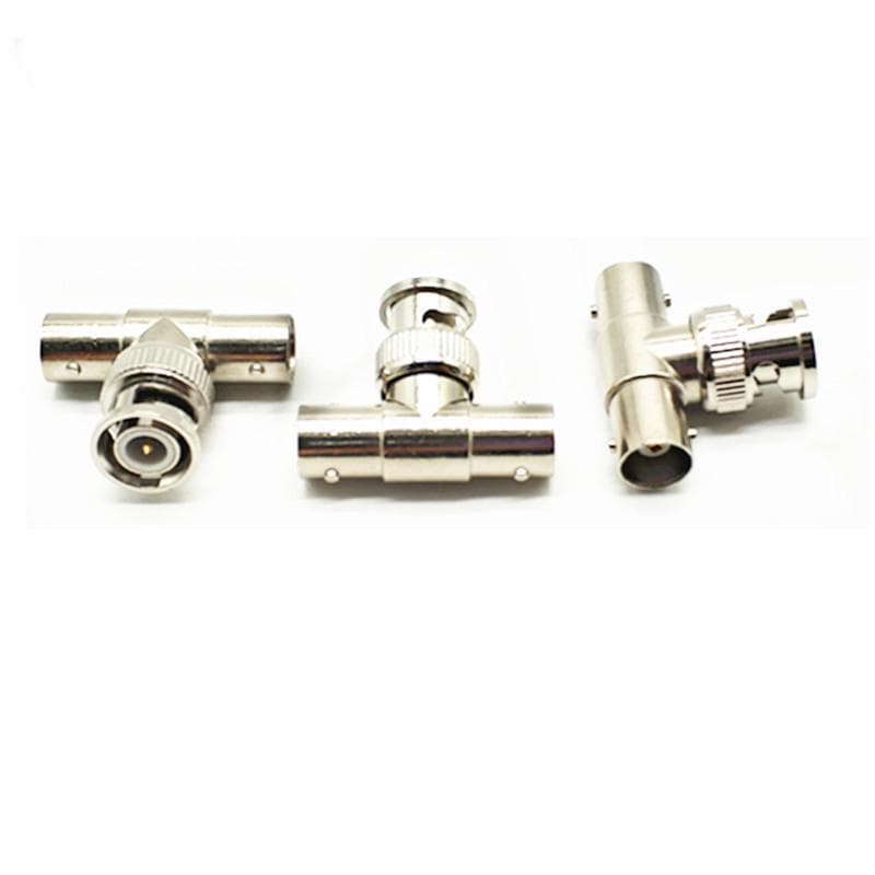 Conector BNC TATA la 2 X conectori BNC MAMA, LN-CTB03A, pachet 10bucati — miniatură