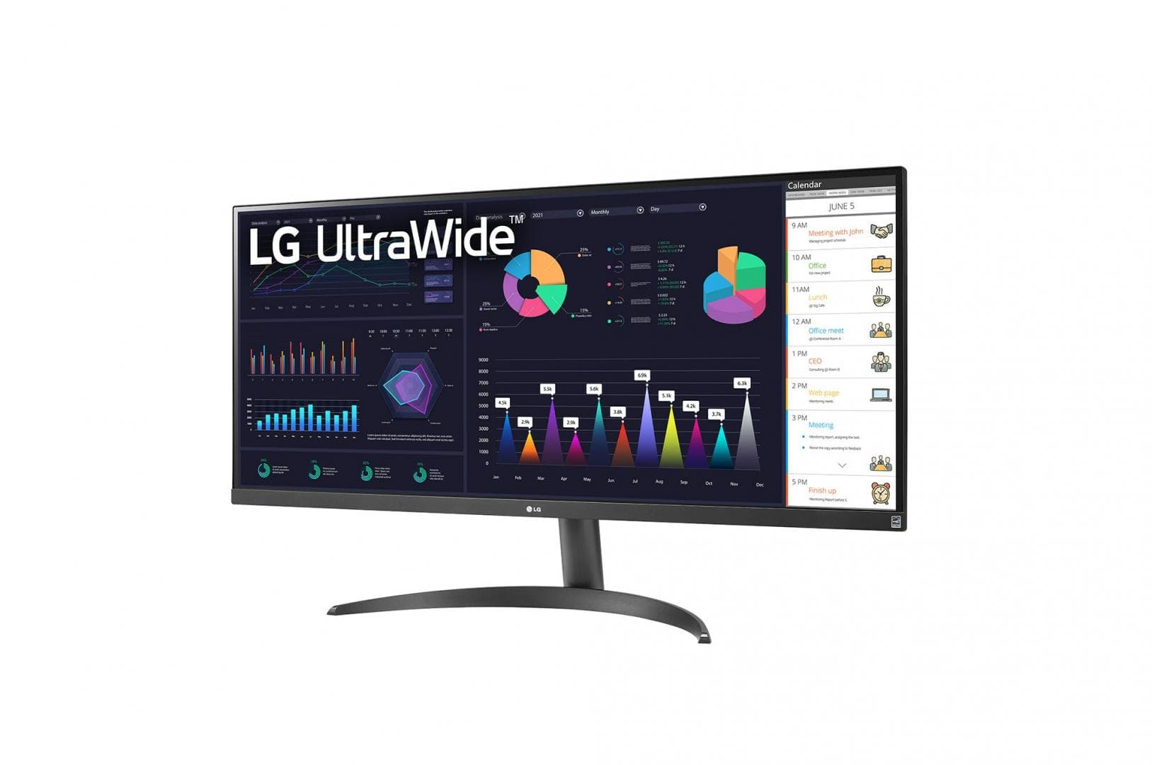Monitor Consumer LG 34WQ500-B, 34", 2560 x 1080 pixeli, Black — miniatură