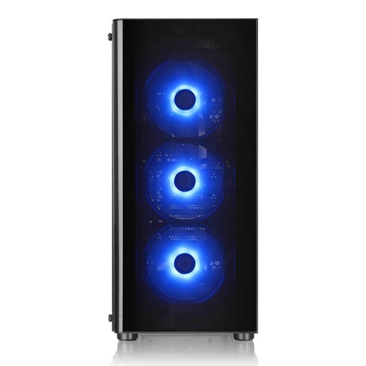 Carcasa Thermaltake V200 TG RGB, RGB, Mid Tower, Black — miniatură