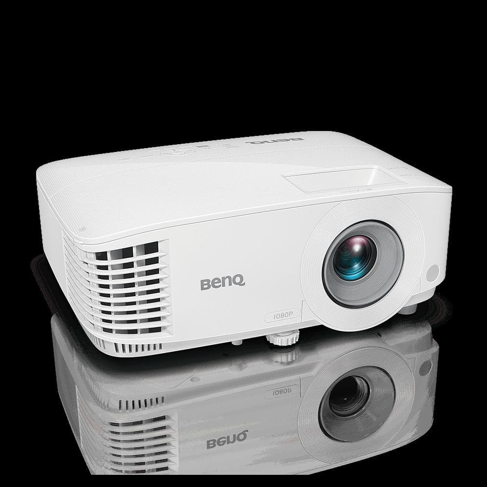 Proiector BENQ MH550, DLP, FHD 1920*1080, up to WUXGA 1920*1200, 3500 lumeni, 20.000:1, 16:9 nativ, lampa 5000 ore/ 15.000 ore Ecomode, dimensiune maxima imagine 300", distanta maxima de proiectie 9.9 m, boxe 2W, 2* D-sub, 2* HDMI, S-Video, Compozit video (RCA), USB Mini B, audio in/ out, RS232, 2*