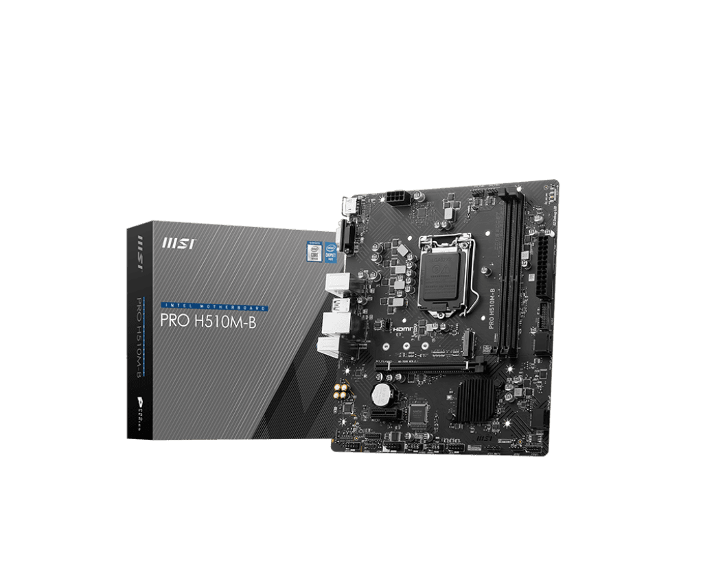 Placa de baza MSI PRO H510M-B, Socket 1200, DDR4, Micro-ATX