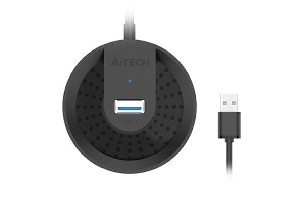 Hub USB A4TECH HUB-30-BK USB-A, 5 porturi, Negru