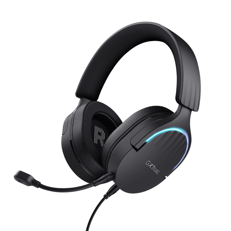 Casti Head-band Trust GXT 490 FAYZO, Wired, Negru — miniatură