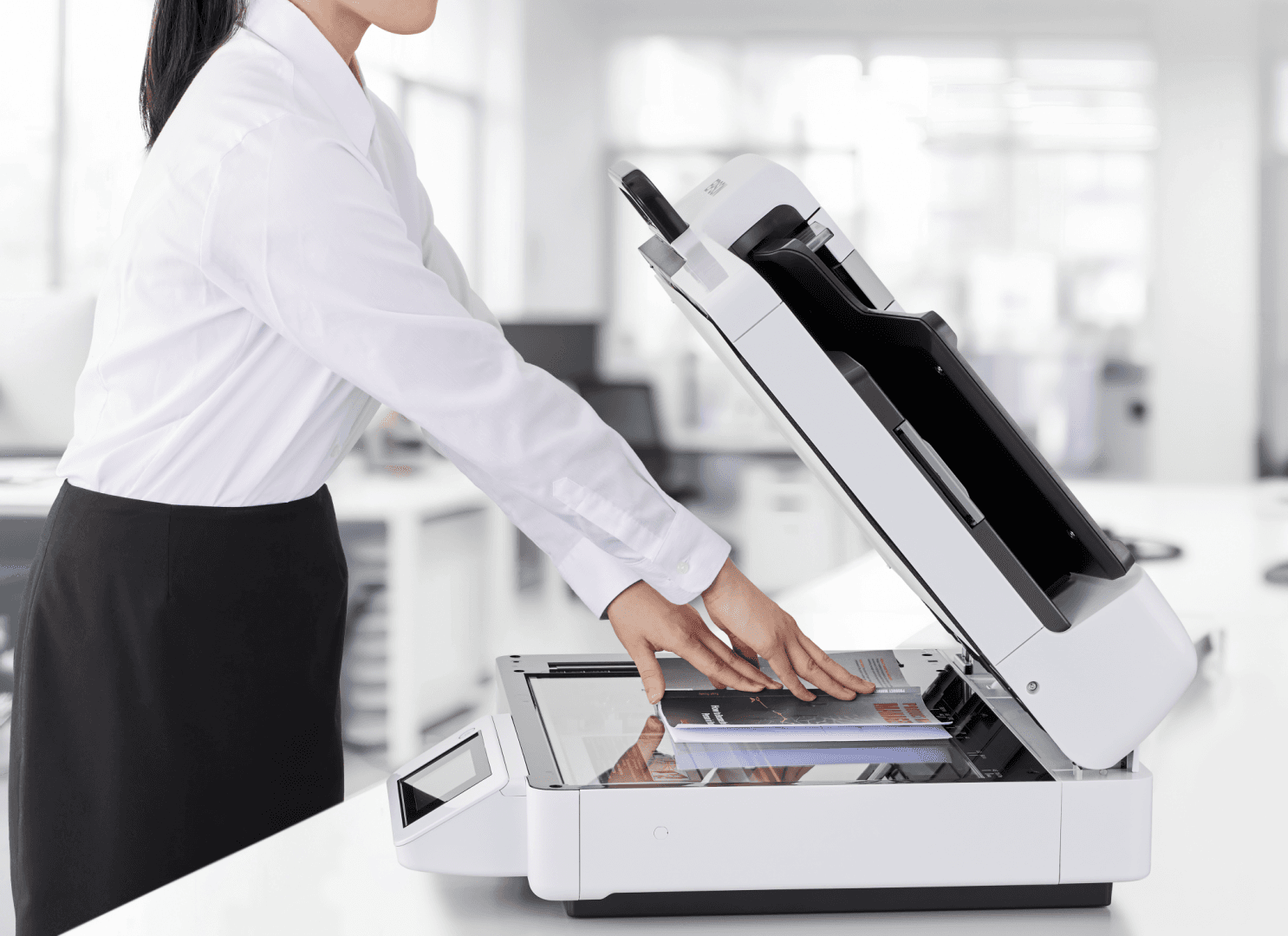 Scanner Epson DS-71000WN, A3, Duplex, Sheetfed, USB + WLAN + LAN — miniatură