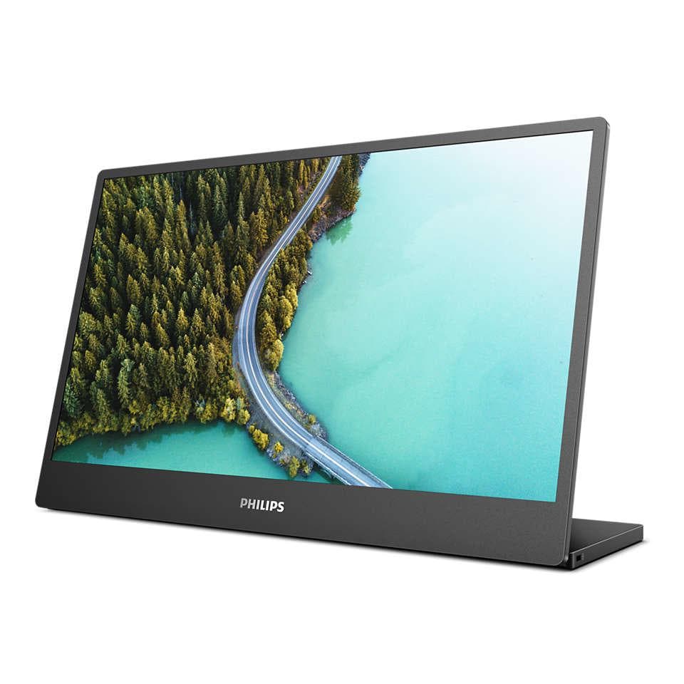 Monitor Consumer Philips 16B1P3302D/00, 15.6", 1920 x 1080 pixeli, Black — miniatură