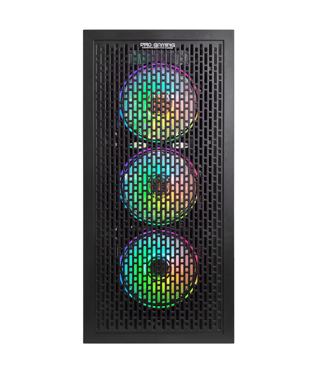 Carcasa PRO GAMING GLADIUS, RGB, Mini Tower, Black — miniatură