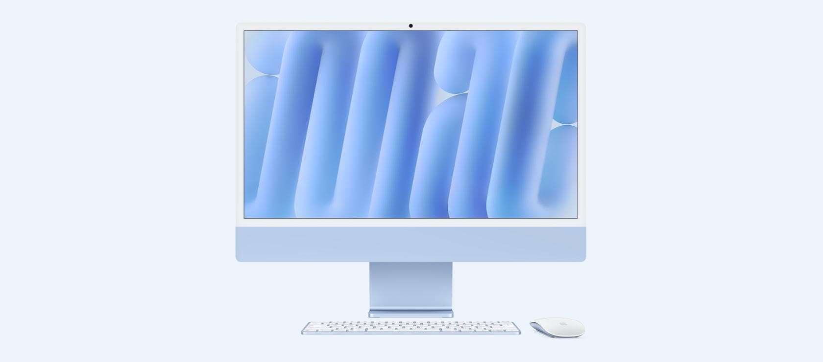 Apple iMAC 24" Retina 4.5k/ Apple M4 (CPU 10-core, GPU 10-core, Neural Engine16-core)/24GB/1TB - Blue - INT KB (2024) (Cto from MD2T4RO/A)