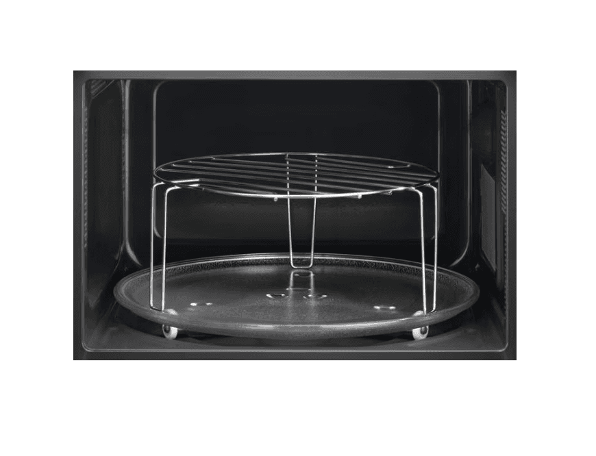 CUPTOR CU MICROUNDE ELECTROLUX EMZ421MMK, Volum brut 21 litri; Volum net 20 litri; 5 trepte de putere; Putere microunde 800 W; Grill; Putere grill 1000 W; Avertizare sonora; Diametru platan 270 mm; Timer mecanic; Negru — miniatură