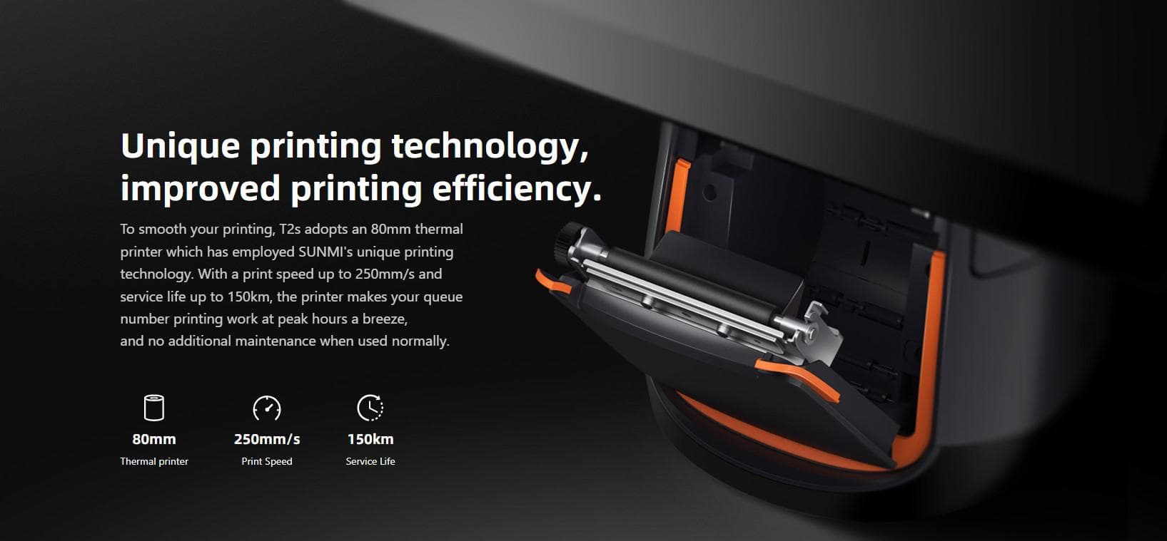SUNMI DESKTOP POS SYSTEM L1561 T2s EN (15.6", 4GB + 64GB, Printer 80mm,WIFI, EU Adapter) — miniatură