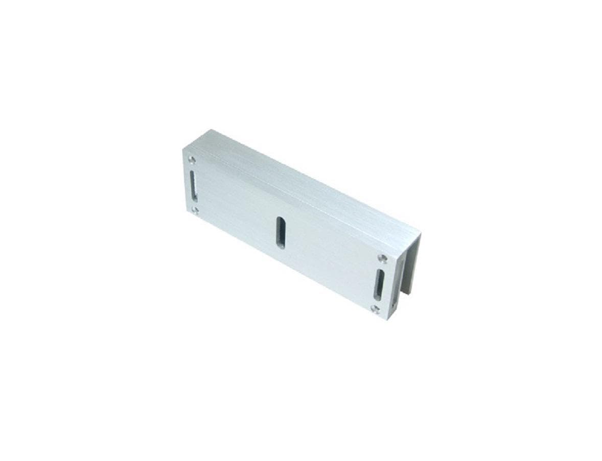 Suport Yale U U185 instalare placa armatura H-01 pe usa de sticla.