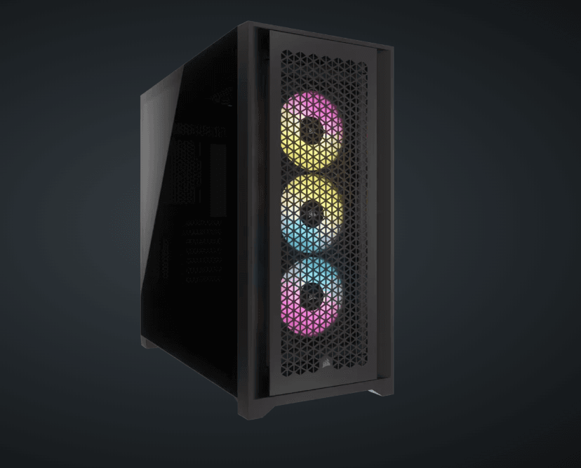 Carcasa Corsair iCUE 5000D RGB Airflow, RGB, Mid Tower, Black