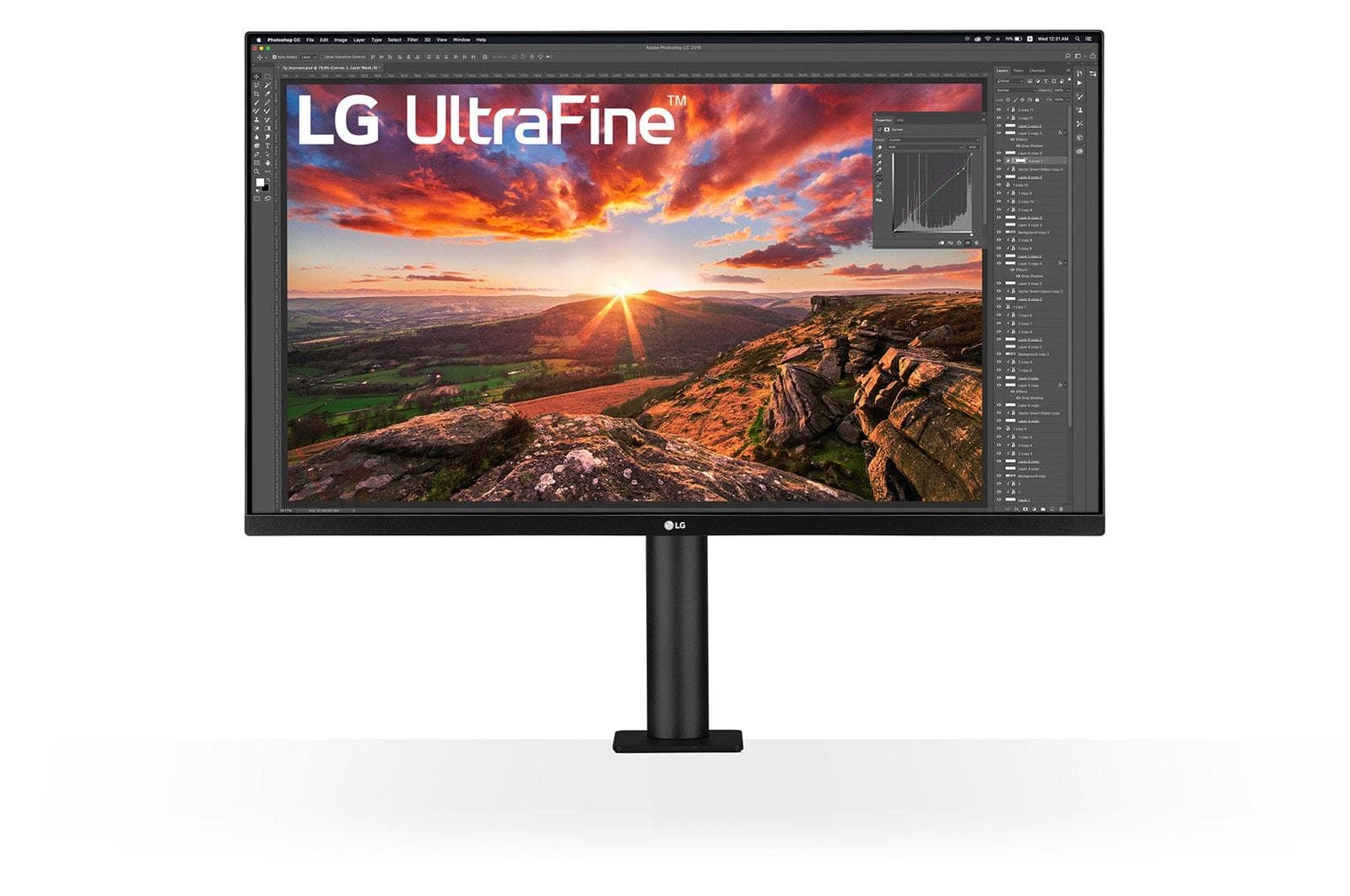 Monitor Consumer LG 32UN880K, 31.5", 3840 x 2160 pixeli, Black — miniatură