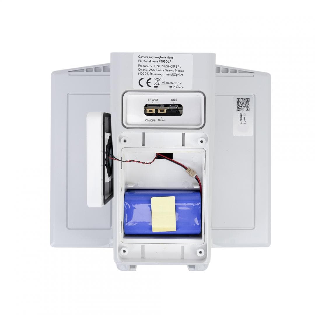 Camera supraveghere video PNI SafeHome PT950LR 1080P 2MP cu panou solar 6W, WiFi, acumulator, control prin aplicatia Tuya Smart, integrare in scenarii si automatizari smart cu alte produse compatibile Tuya, Senzor imagine: 1/3 CMOS 1080P, Lentila 4mm, Unghi de vizualizare: 70°, Compresie video — miniatură