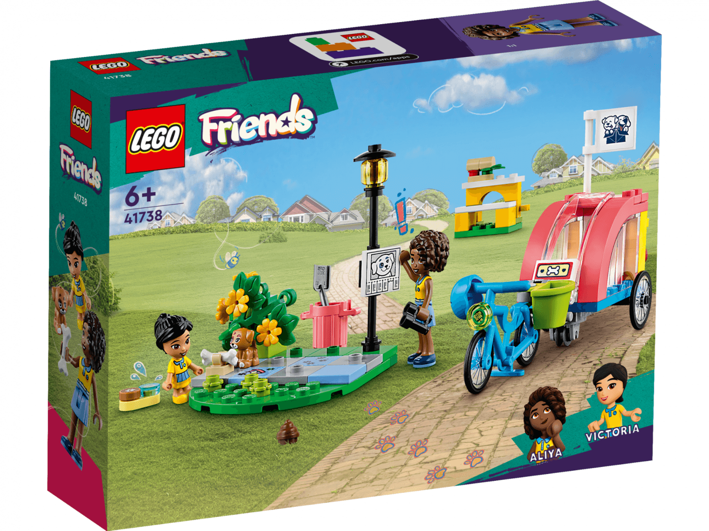 BICICLETA PT.SALVAREA CAINILOR,LEGO41738