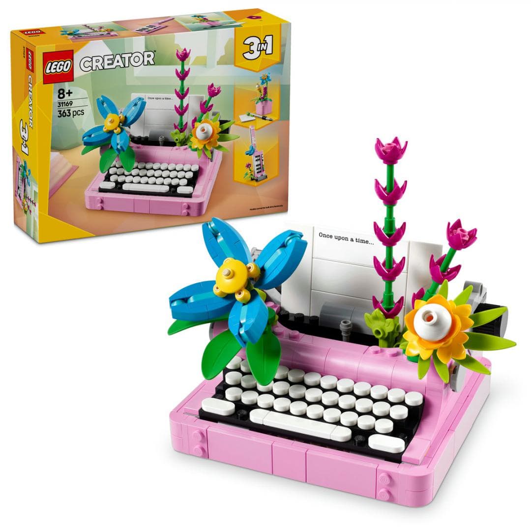 MASINA DE SCRIS CU FLORI, LEGO 31169 — miniatură