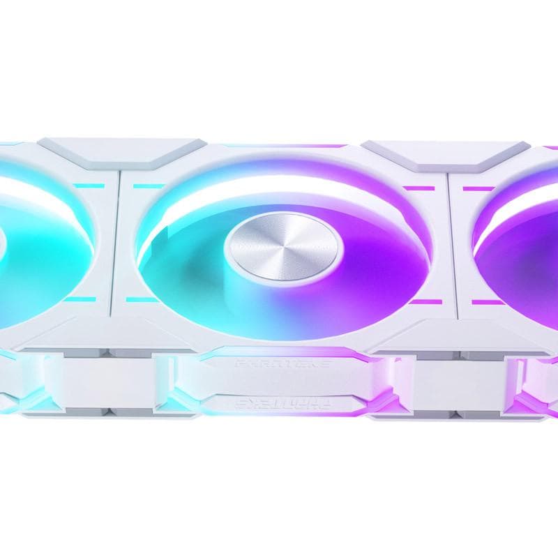 Ventilator Carcasa PHANTEKS D30-120, 12 cm, 2000 RPM, 3 ventilatoare, RGB — miniatură