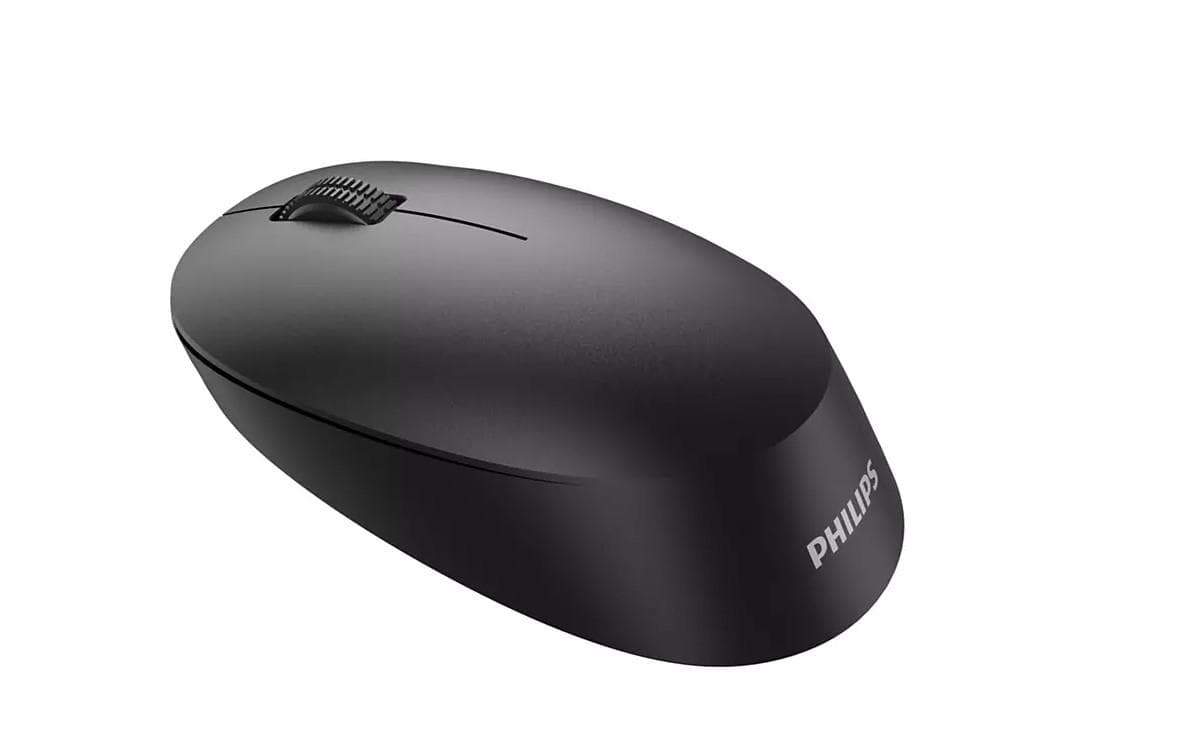 Mouse Wireless Philips SPK7307B/00, 1600 dpi, Negru — miniatură
