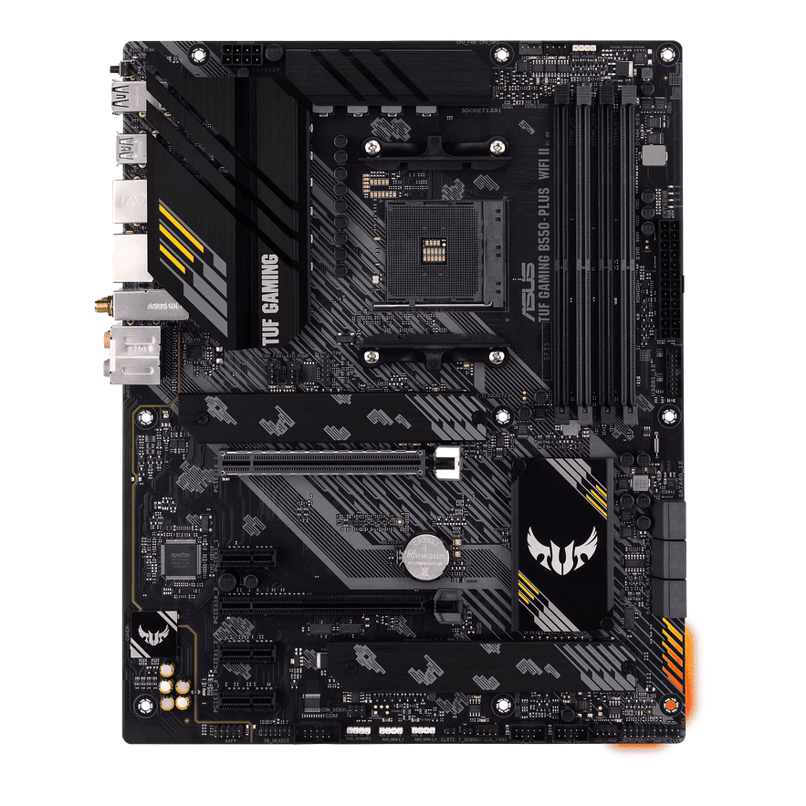 Placa de baza ASUS TUF GAMING B550-PLUS WIFI II, Socket AM4, DDR4, ATX