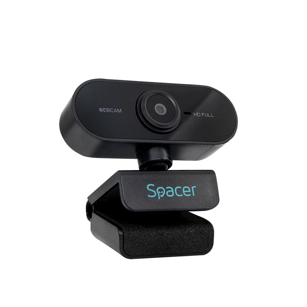 Camera web Spacer FHD, auto-focus, negru — miniatură